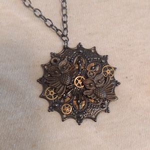 Steampunk Owl Necklace